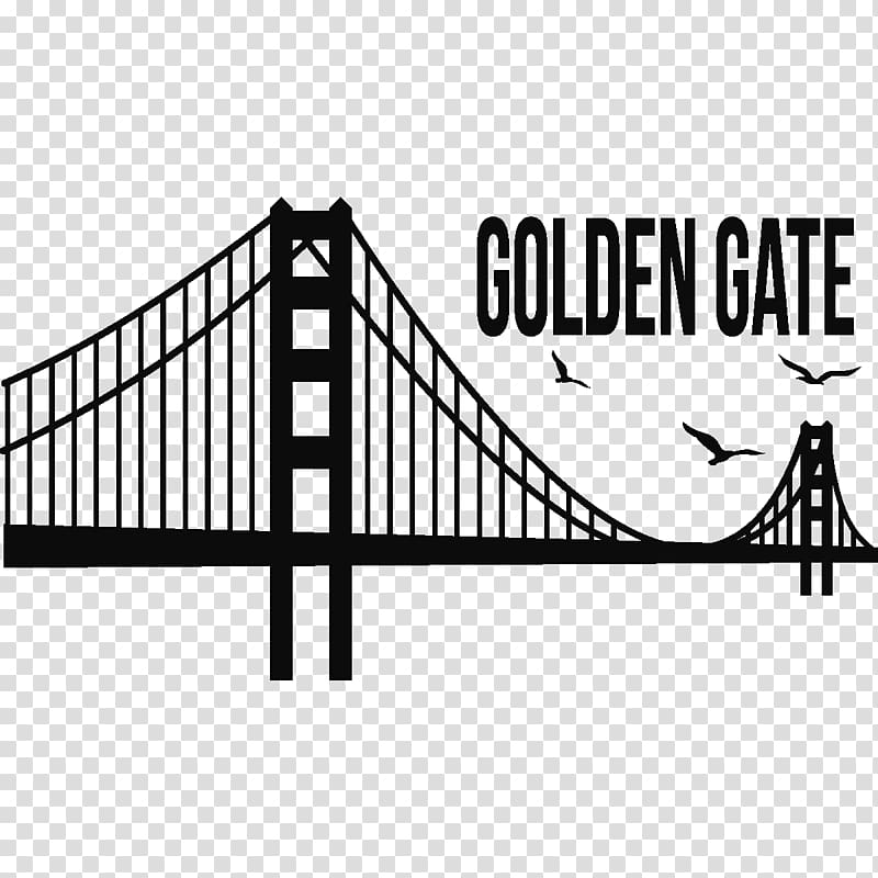 Golden Gate Bridge Decal Sticker , gate transparent background PNG clipart