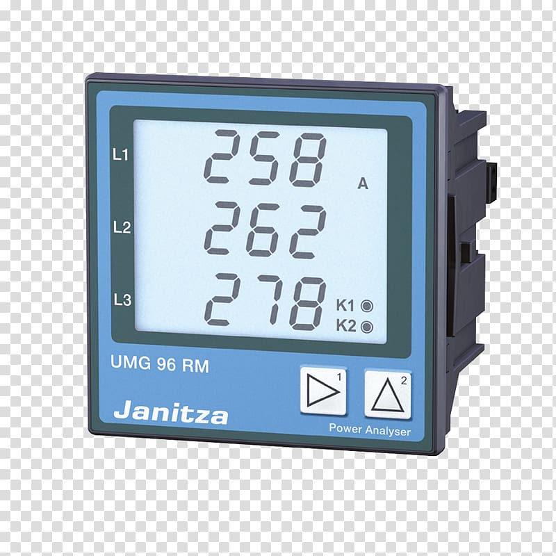 Janitza UMG96RM-E Janitza UMG 96 RM-EL Gauge Measurement Electronics, RM transparent background PNG clipart