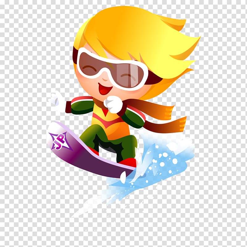 Cartoon , Skateboard Boy transparent background PNG clipart