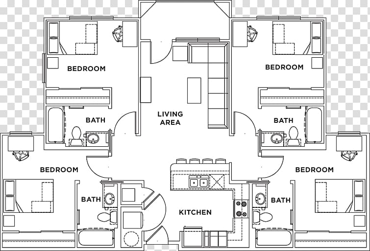 Floor plan Residential area Product Technical drawing Engineering, friends apartment building balcony transparent background PNG clipart