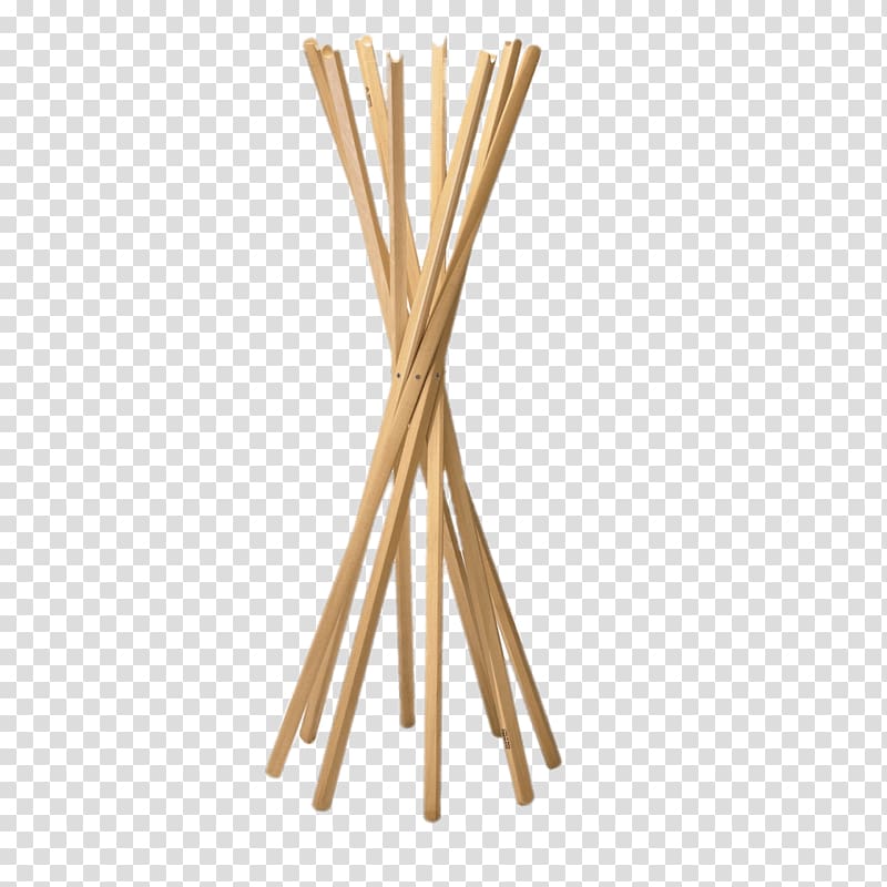 bundle of brown wooden sticks, Modern Coat Stand transparent background PNG clipart