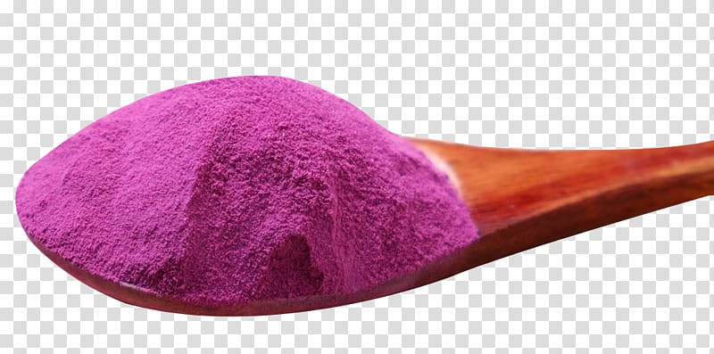 Mantou Baozi, Full of a spoonful of purple potato flour transparent background PNG clipart