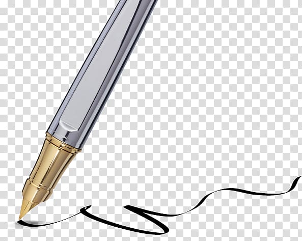 Gel pen Writing implement Notary Signature, pen transparent background PNG clipart