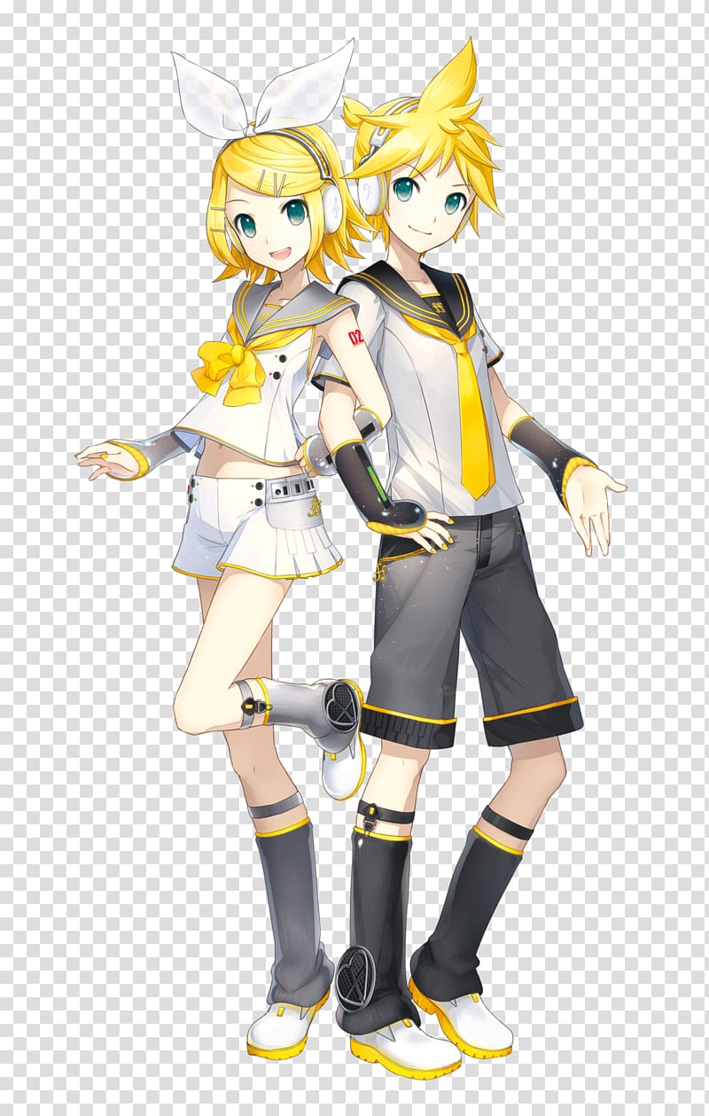 Kagamine Rin/Len Vocaloid 4 Hatsune Miku Kaito, hatsune miku transparent background PNG clipart