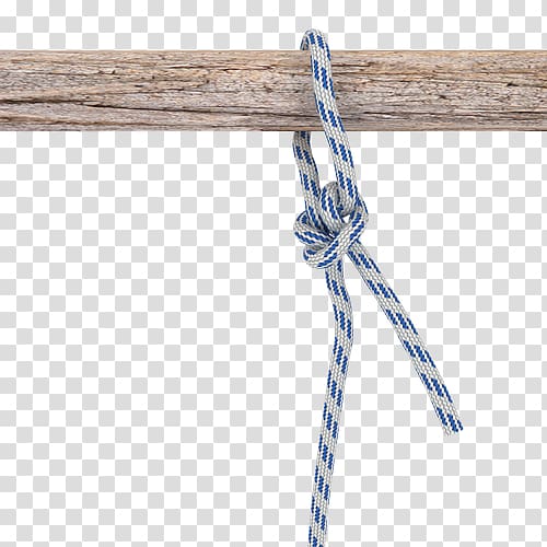 Knot Rope Buntline hitch Half hitch Two half-hitches, rope transparent background PNG clipart