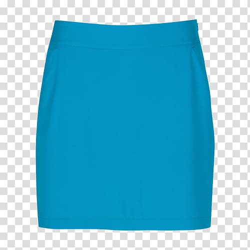 Thumbnail Aquamarine Skort Skirt, women essential supplies transparent background PNG clipart