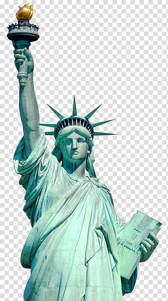 Statue of Liberty Ellis Island New York Harbor , statue of liberty transparent background PNG clipart