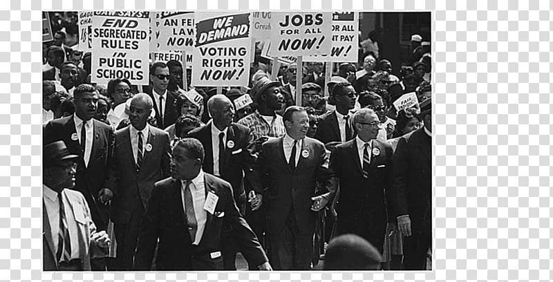 African-American Civil Rights Movement 1960s United States March on Washington for Jobs and Freedom Civil and political rights, civil rights transparent background PNG clipart