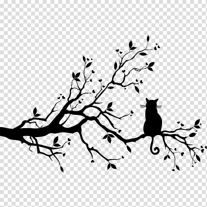 Lovebird Wall decal Branch Tree, Bird transparent background PNG clipart