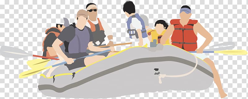Canoeing competition transparent background PNG clipart