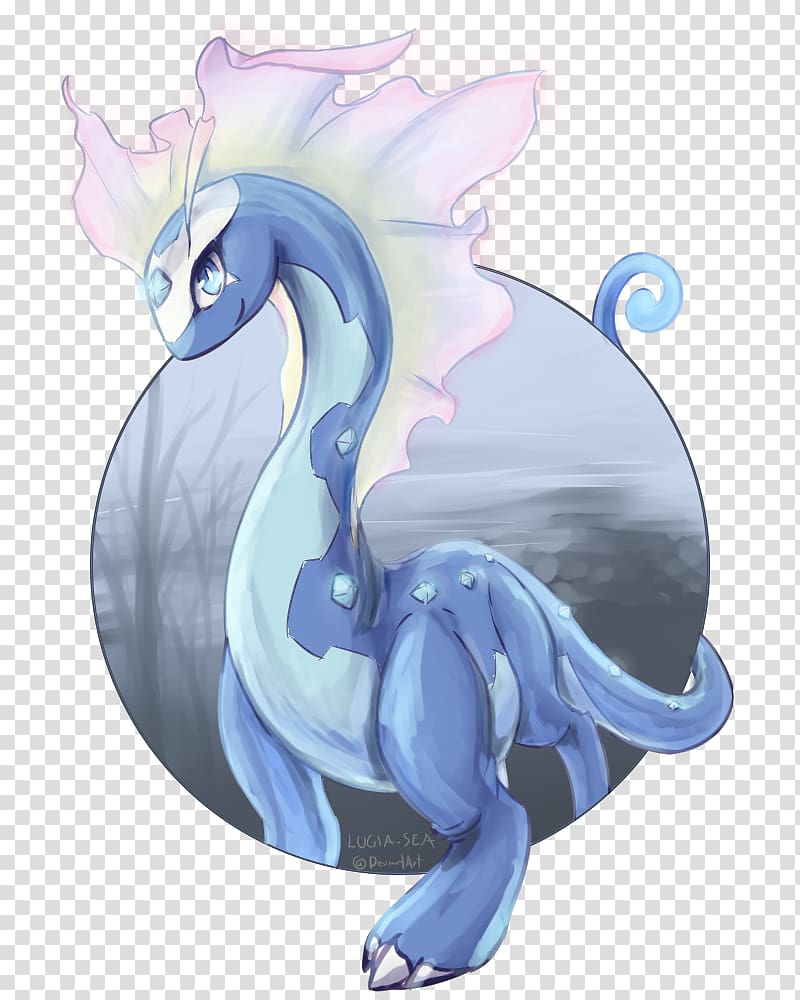 Lugia Fan art Pokémon GO, Lugia transparent background PNG clipart