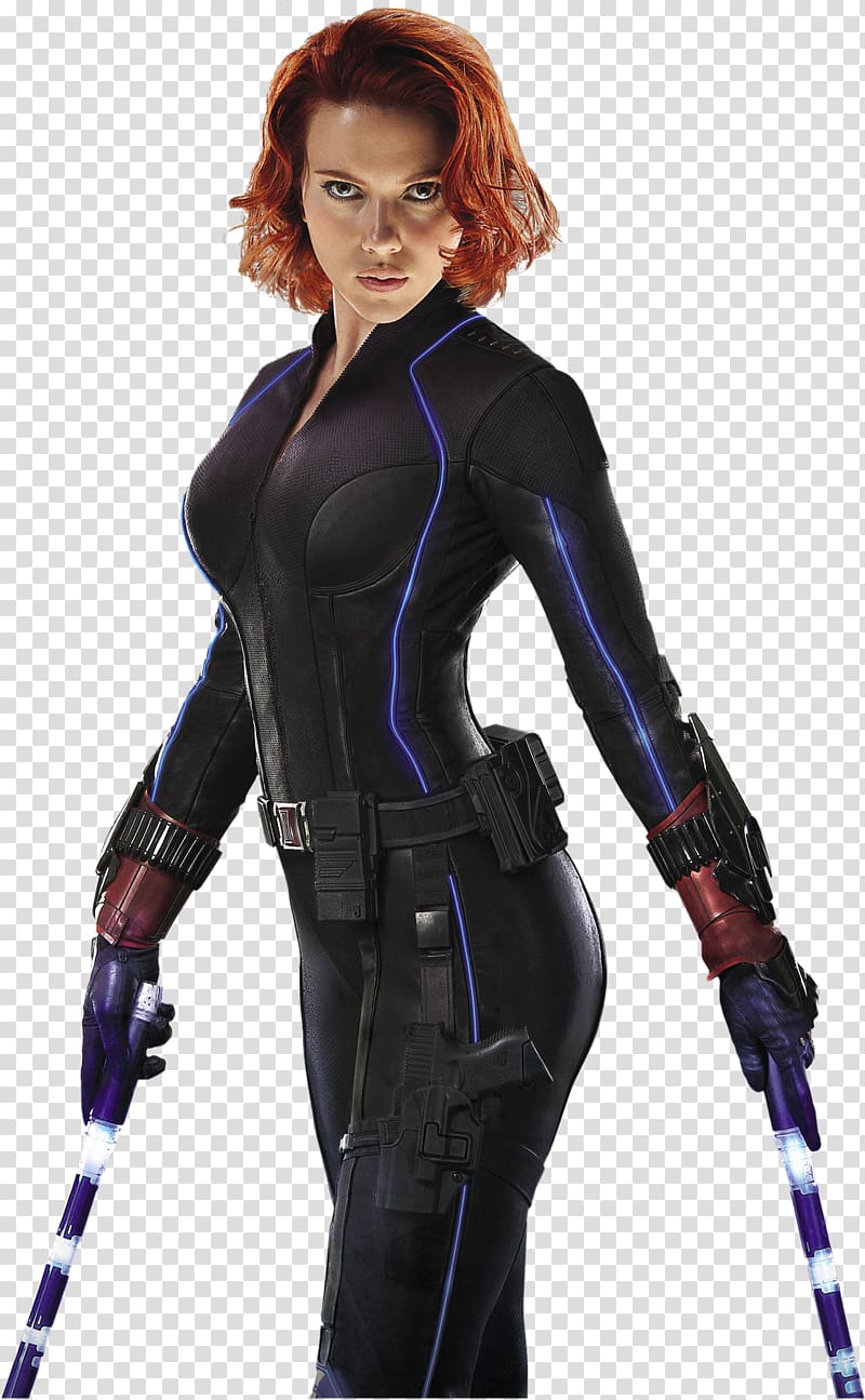 Scarlet Johanson as Marvel Black Widow, Black Widow Iron Man Avengers: Age of Ultron Vision Clint Barton, Black Widow transparent background PNG clipart