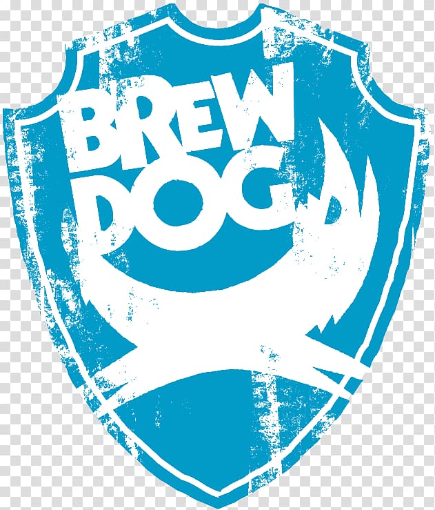 teal and white Brew Dog logo, Brewdog Logo transparent background PNG clipart