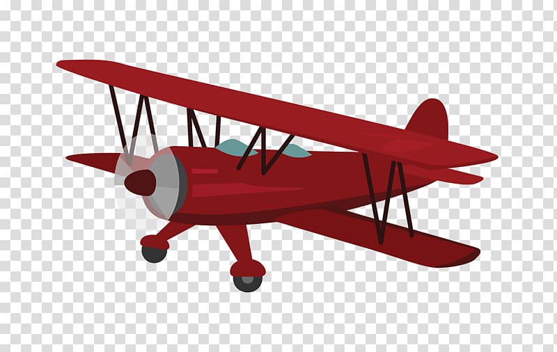 Biplane Airplane Aircraft Monoplane Wing, airplane transparent background PNG clipart