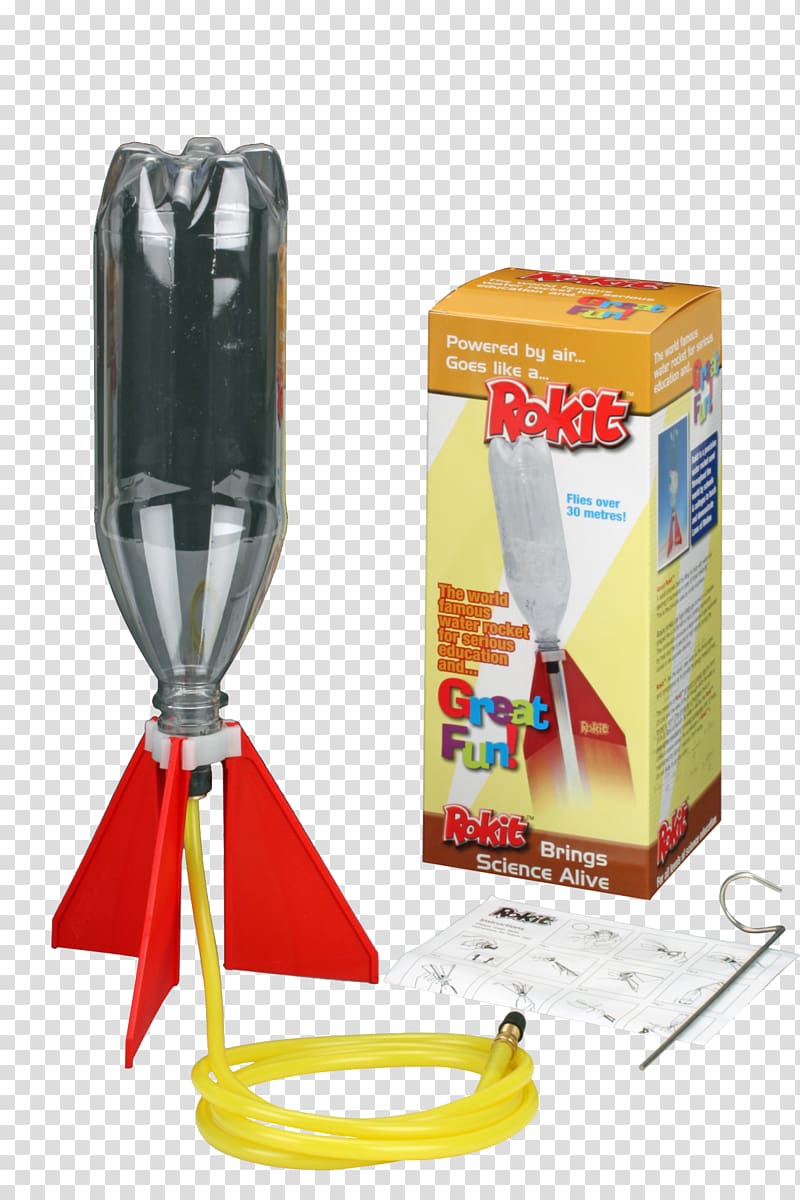 Water rocket Tsiolkovsky rocket equation Bottle, Rocket transparent background PNG clipart