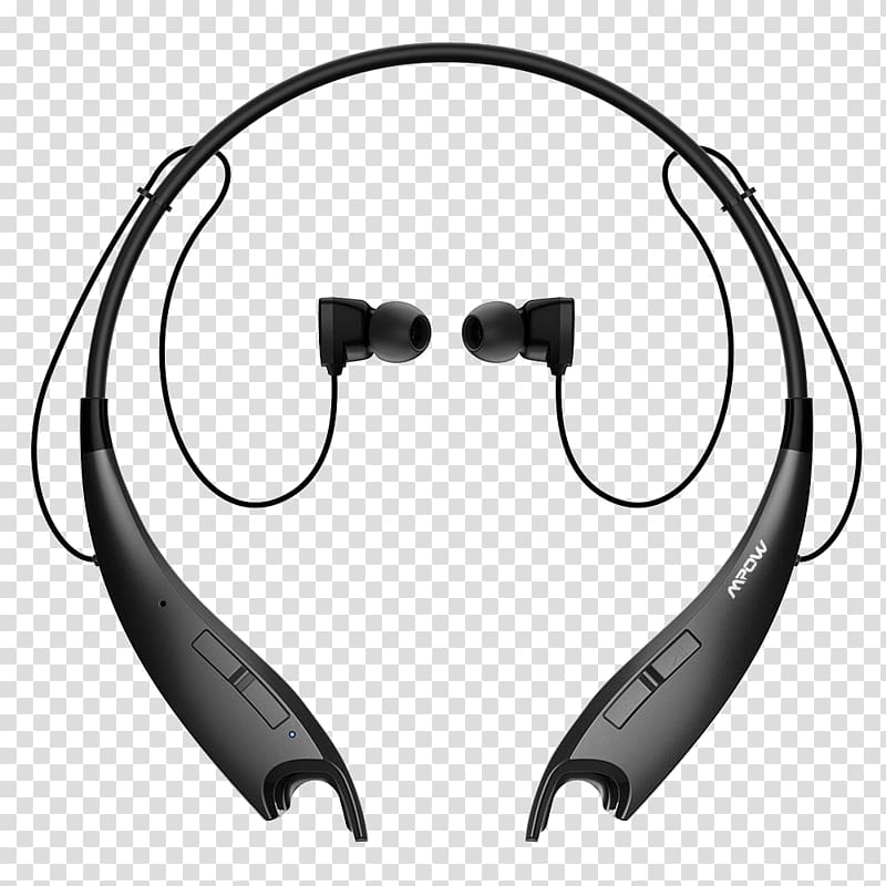 Noise-cancelling headphones Sweex Neckband Headset Bluetooth Apple earbuds, Bluetooth Headset transparent background PNG clipart