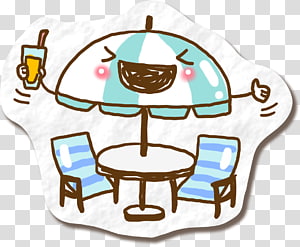 Drawing Cartoon, Cartoon beach chair transparent background PNG clipart thumbnail