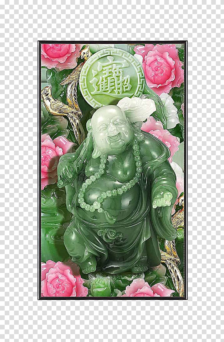 Painting Television, Laughing Buddha decorative painting transparent background PNG clipart