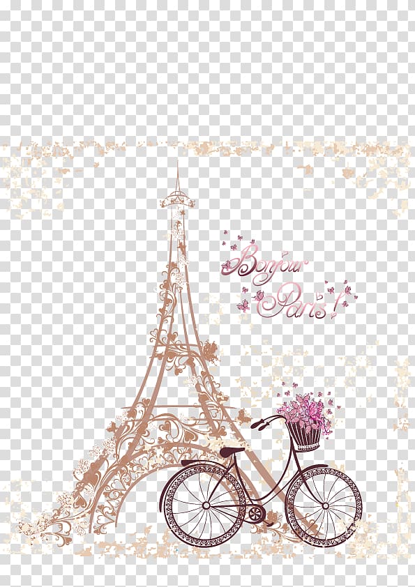 Eiffel Tower illustration, Eiffel Tower The Parisian Macao Find&Save Huawei Nova, Romantic Paris Eiffel Tower in Paris painted transparent background PNG clipart