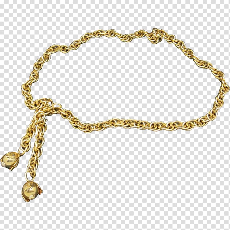 Bracelet Rope chain Belt Jewellery, chain transparent background PNG clipart