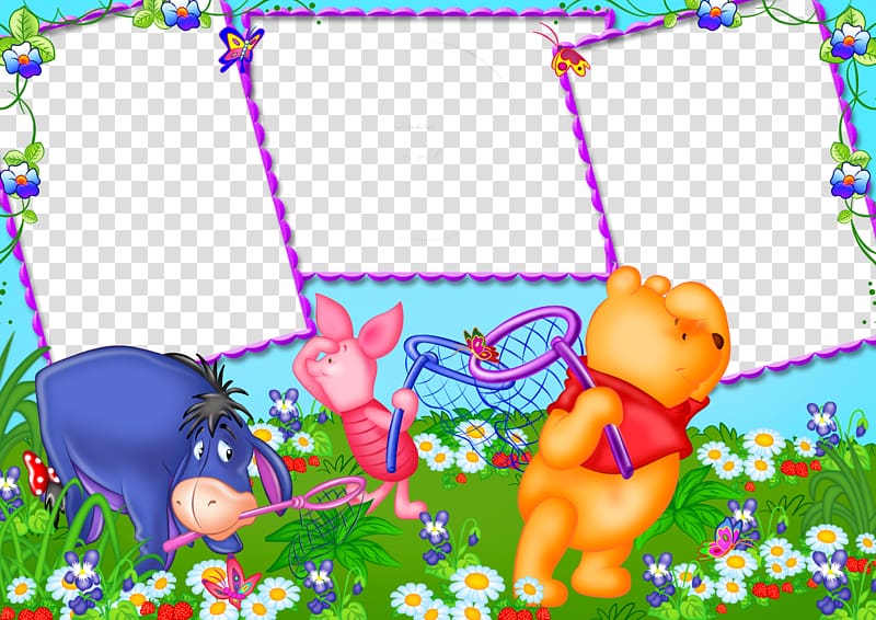 Winnie-the-Pooh Cuadro Frame Desktop , winnie pooh transparent background PNG clipart