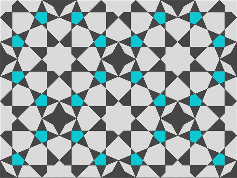 white, teal, and gray pattern illustration, Islamic geometric patterns Islamic art Islamic architecture, geometric pattern transparent background PNG clipart