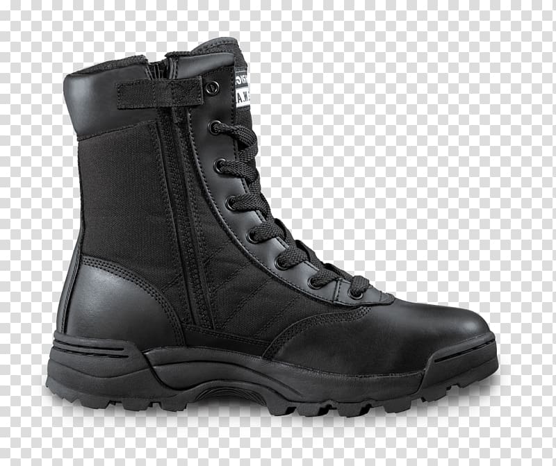 Steel-toe boot Footwear Zipper Combat boot, Boots transparent background PNG clipart