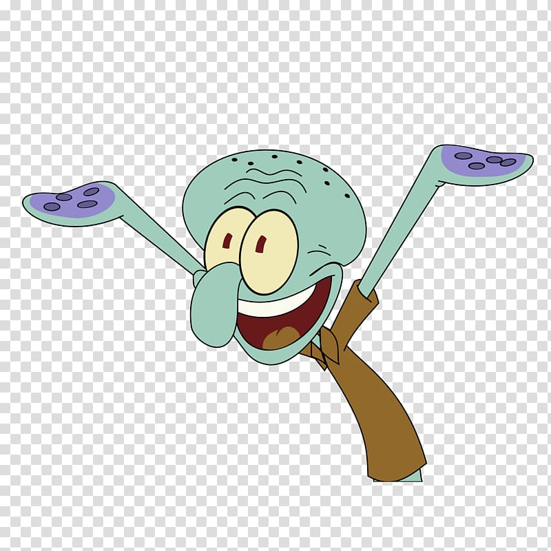 happy to lift the hands of the octopus brother transparent background PNG clipart