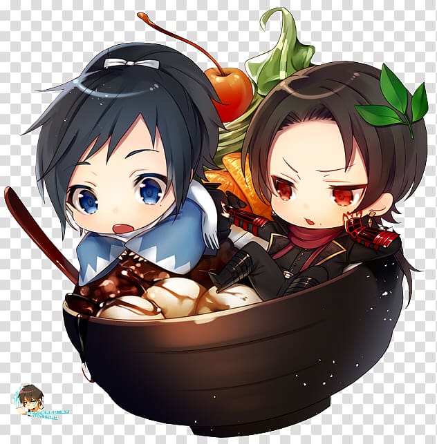 Touken Ranbu Chibi Anime Kavaii Art, Chibi transparent background PNG clipart