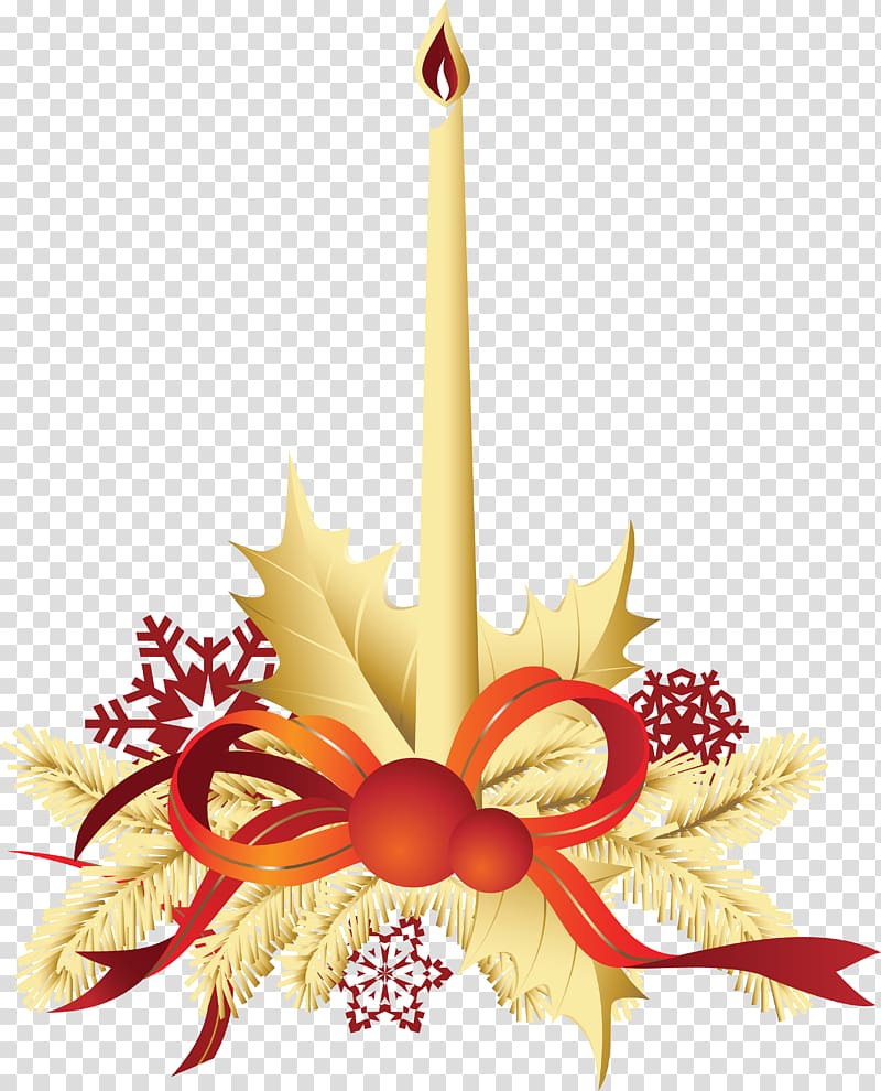 Christmas lights Candle , decorations transparent background PNG clipart