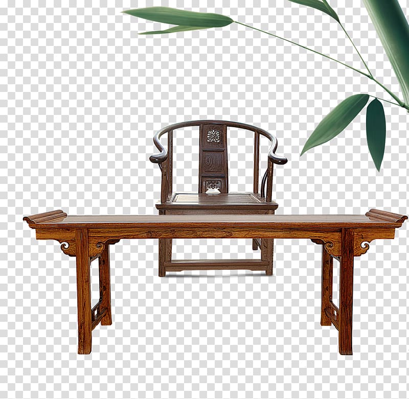 Table Chinoiserie Chair Furniture Fengmu, Home antiquity transparent background PNG clipart