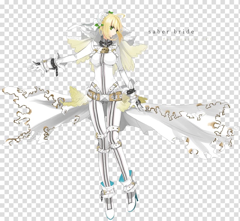 Fate/stay night Fate/Extra CCC Saber Bride, bride transparent background PNG clipart