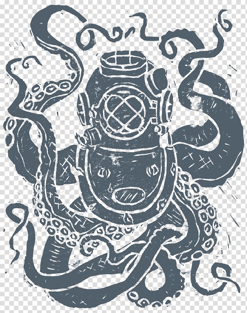 Underwater diving Diving helmet Drawing Visual arts, others transparent background PNG clipart