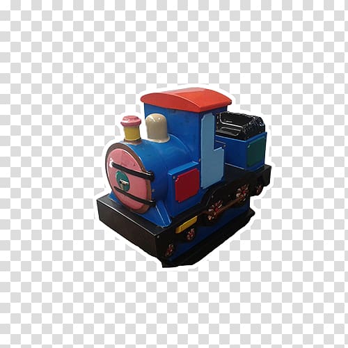 Train Kiddie ride Track Vehicle Tractor, through train transparent background PNG clipart