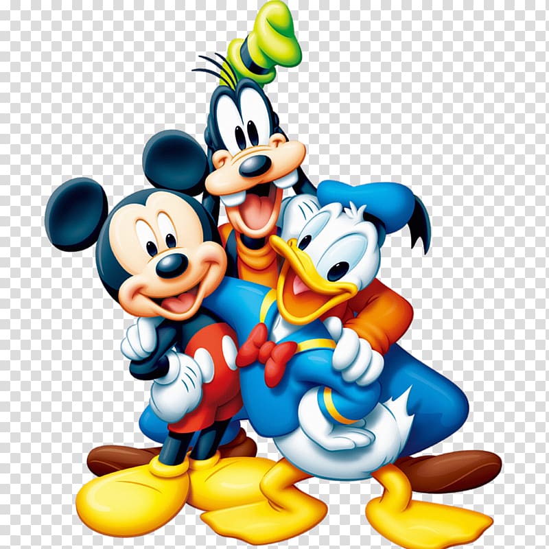 Mickey Mouse, Donald Duck, and Goofy illustration, Mickey Mouse Minnie Mouse Pluto , Mickey Mouse transparent background PNG clipart