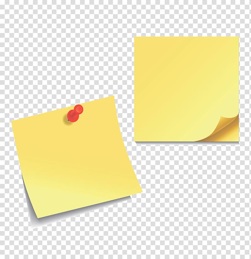 yellow note sticker , Post-it note Paper Sticker Icon, Guest Article transparent background PNG clipart