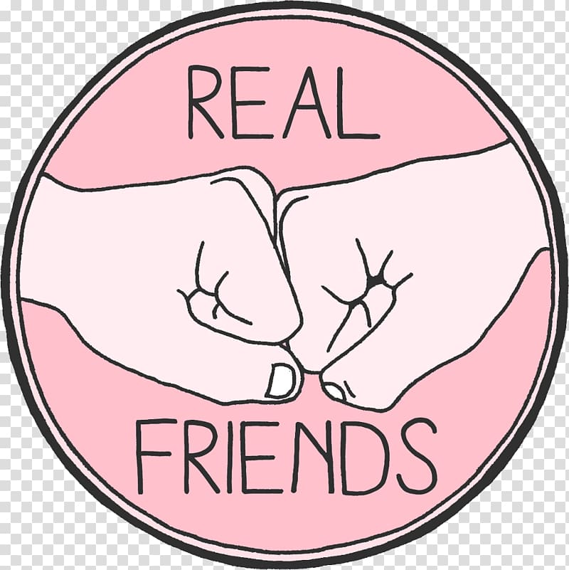 real friends logo, Real Friends Logo Pop punk, friendship transparent background PNG clipart
