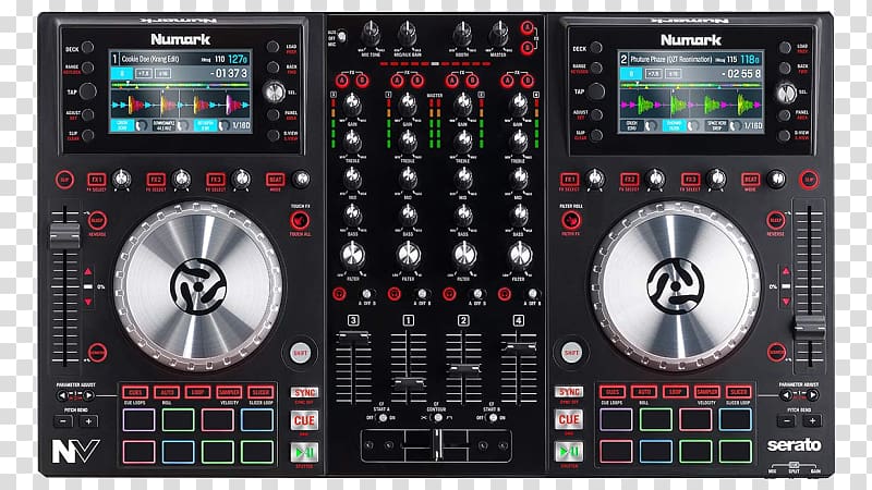 DJ controller Disc jockey MIDI Controllers NAMM Show Numark Industries, dj console transparent background PNG clipart