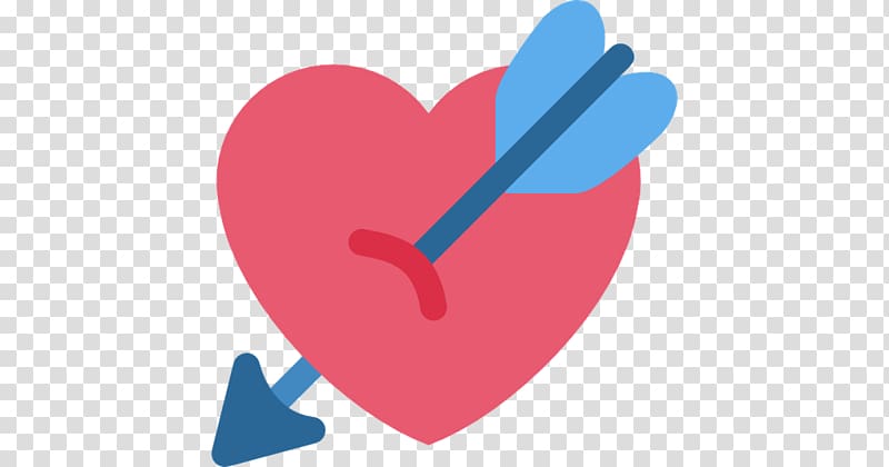 Emoji Heart Arrows Symbol, Emoji transparent background PNG clipart