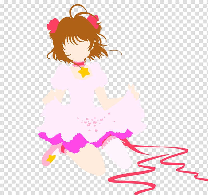 Sakura Kinomoto Cardcaptor Sakura Cartes de Clow Minimalism, Anime transparent background PNG clipart