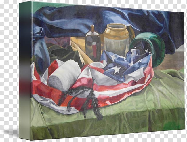 Still Life with Flag Still Life with Flag Oil painting, father-watercolor transparent background PNG clipart