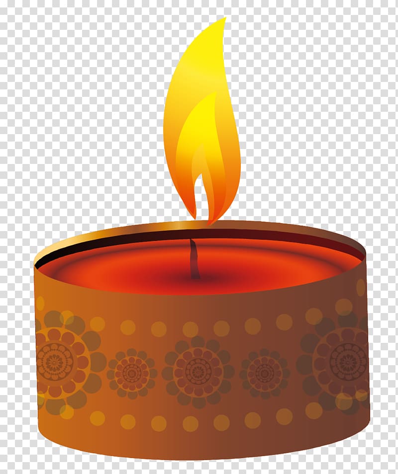 Candle Fire Flame, Fire yellow candle material transparent background PNG clipart