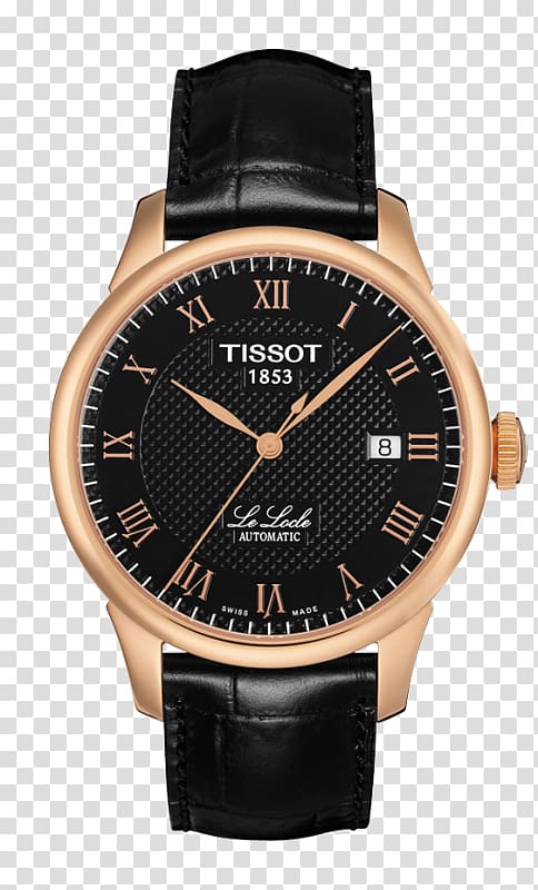 Le Locle Tissot Automatic watch Chronograph, watch transparent background PNG clipart