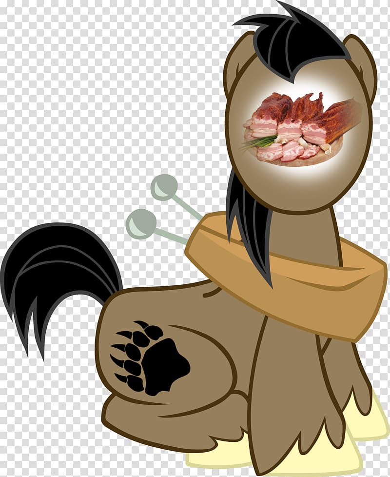 Big McIntosh Pony Derpy Hooves MacBook Pro, sliced bacon transparent background PNG clipart