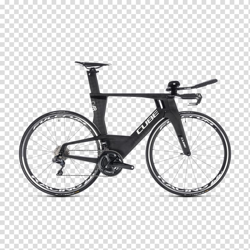 Racing bicycle Cube Bikes Time trial bicycle Triathlon, Bicycle transparent background PNG clipart