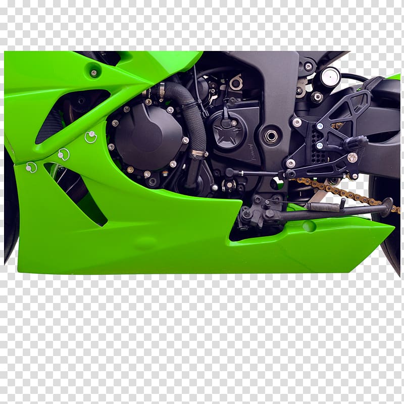 Car Ninja ZX-6R Kawasaki Ninja Kawasaki motorcycles Green, Ninja Zx6r transparent background PNG clipart