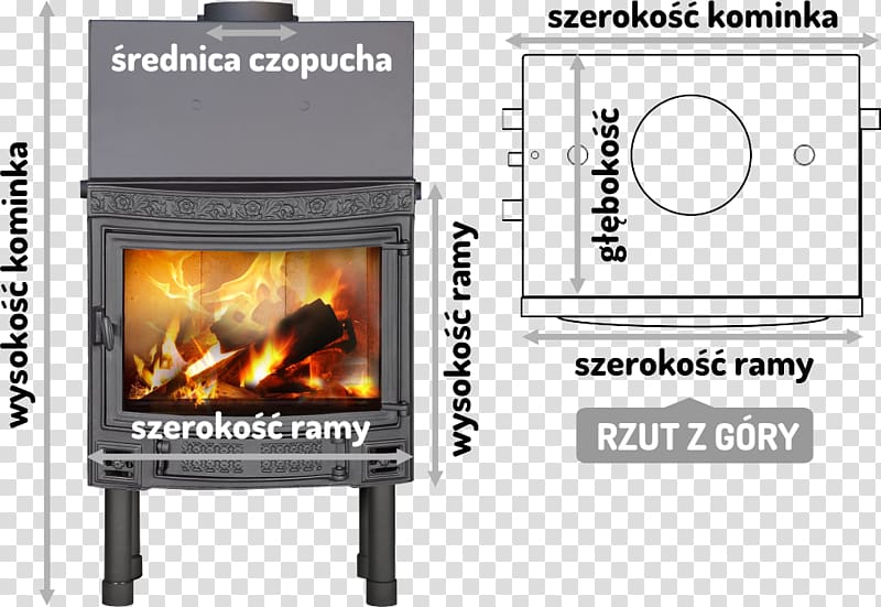 Fireplace insert Heat Wood Stoves Chimney, Panoramix transparent background PNG clipart