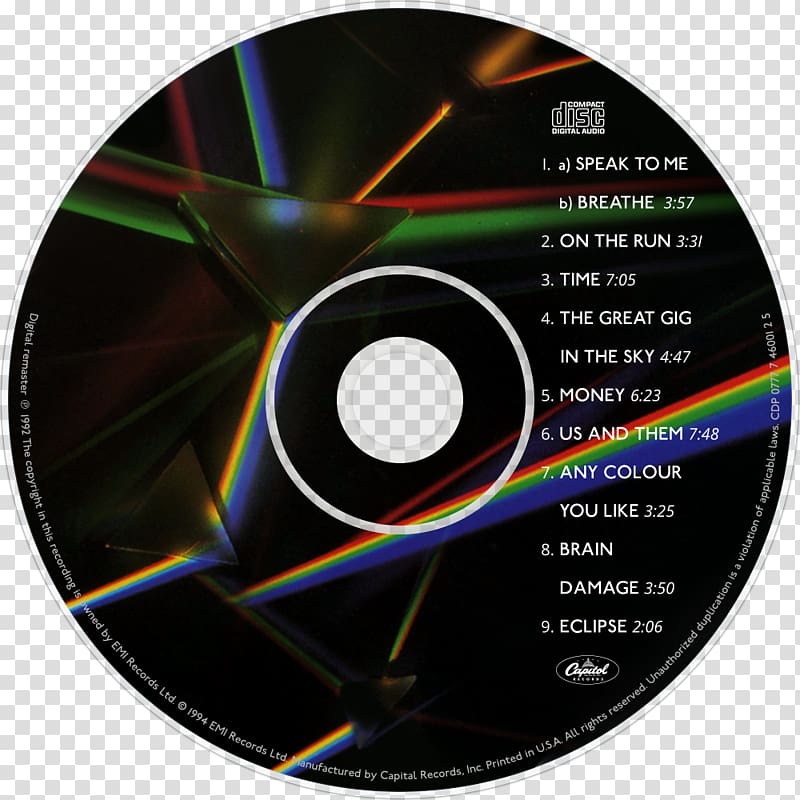 Compact disc The Best of Pink Floyd: A Foot in the Door The Dark Side of the Moon Music, Pink Moon transparent background PNG clipart