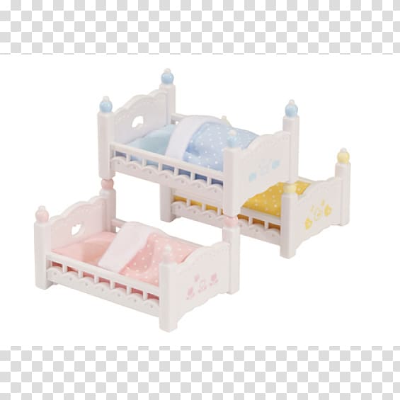 Bunk bed Infant Furniture Bedroom, calico critters transparent background PNG clipart