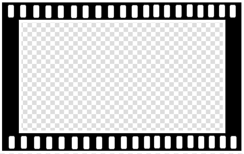 Black and white boarder illustration, Hollywood Filmstrip Film frame , Film  Strip transparent background PNG clipart